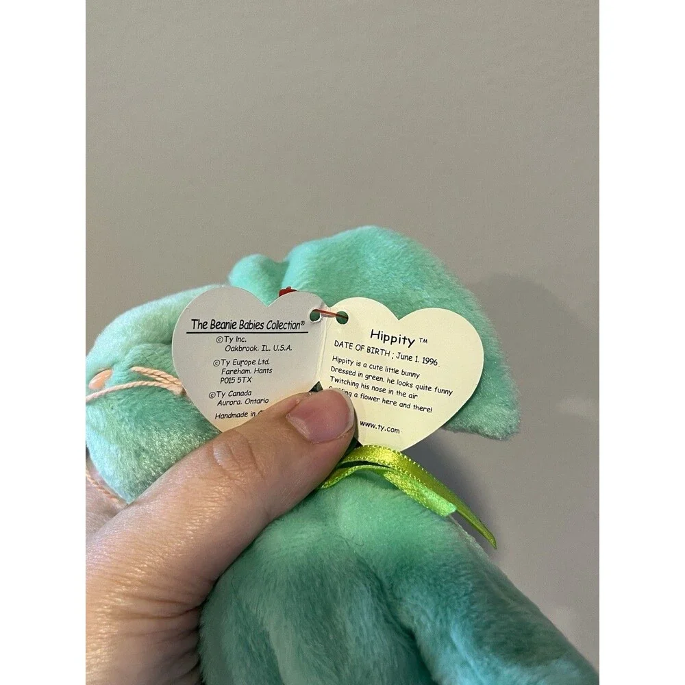 Ty Hippity the Green Bunny Plush Toy